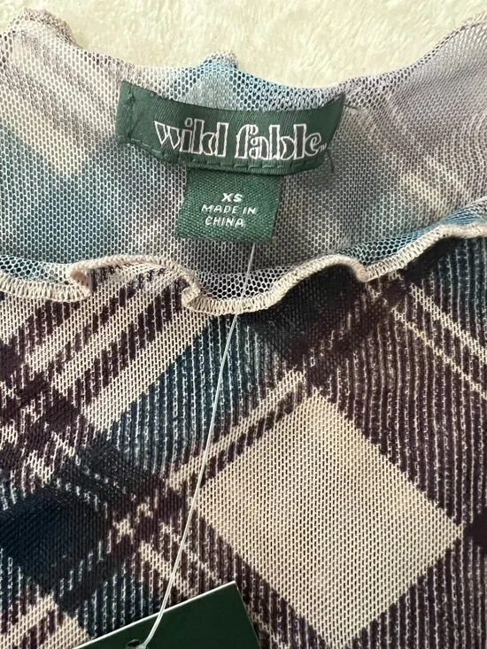 Purpleish mesh top in XS - new with tag - Picture 4 of 6